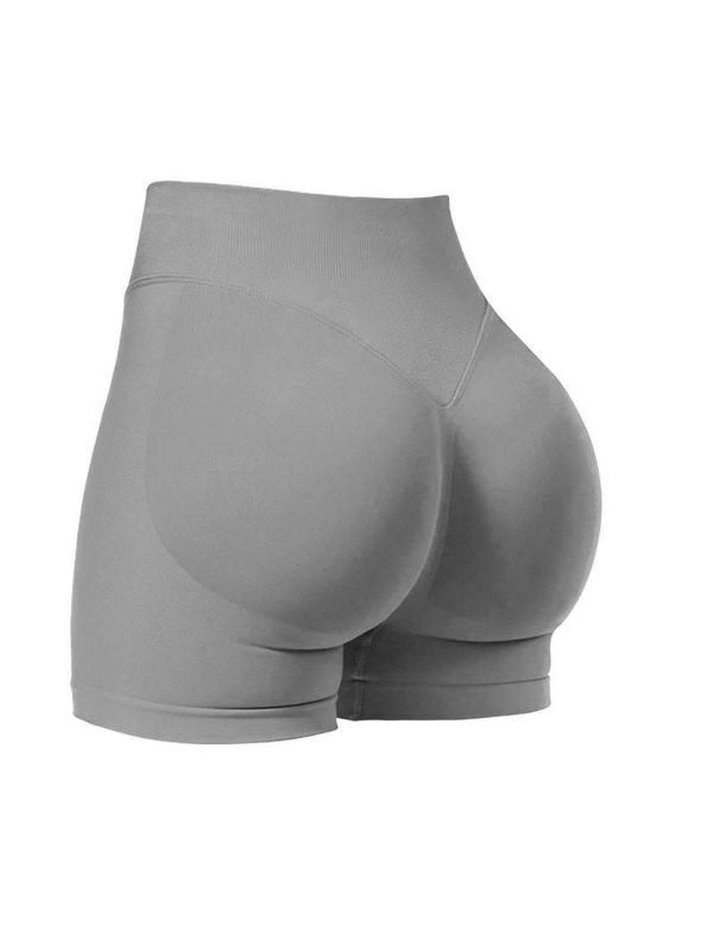 Women'S High Waist Sports Shorts, Breathable Comfortable High Stretch Skinny Shorts, Gym Shorts, Ladies Sportswear for Indoor Outdoor Wear, Workout Clothes, Athletic Shorts, Activewear, Yoga Workout Shorts, Summer Sports Shorts