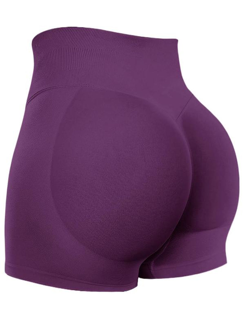 Women'S High Waist Sports Shorts, Breathable Comfortable High Stretch Skinny Shorts, Gym Shorts, Ladies Sportswear for Indoor Outdoor Wear, Workout Clothes, Athletic Shorts, Activewear, Yoga Workout Shorts, Summer Sports Shorts