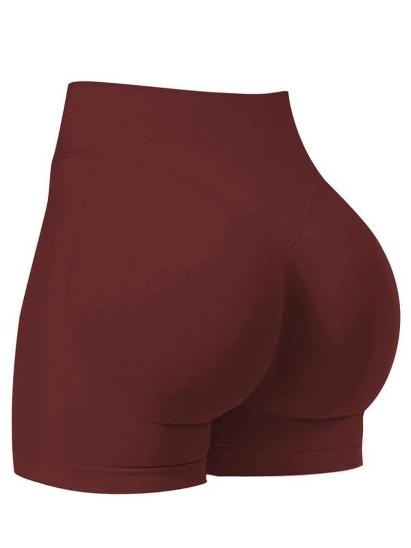 Women'S High Waist Sports Shorts, Breathable Comfortable High Stretch Skinny Shorts, Gym Shorts, Ladies Sportswear for Indoor Outdoor Wear, Workout Clothes, Athletic Shorts, Activewear, Yoga Workout Shorts, Summer Sports Shorts