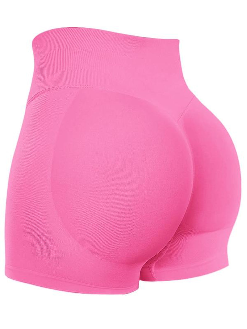 Women'S High Waist Sports Shorts, Breathable Comfortable High Stretch Skinny Shorts, Gym Shorts, Ladies Sportswear for Indoor Outdoor Wear, Workout Clothes, Athletic Shorts, Activewear, Yoga Workout Shorts, Summer Sports Shorts